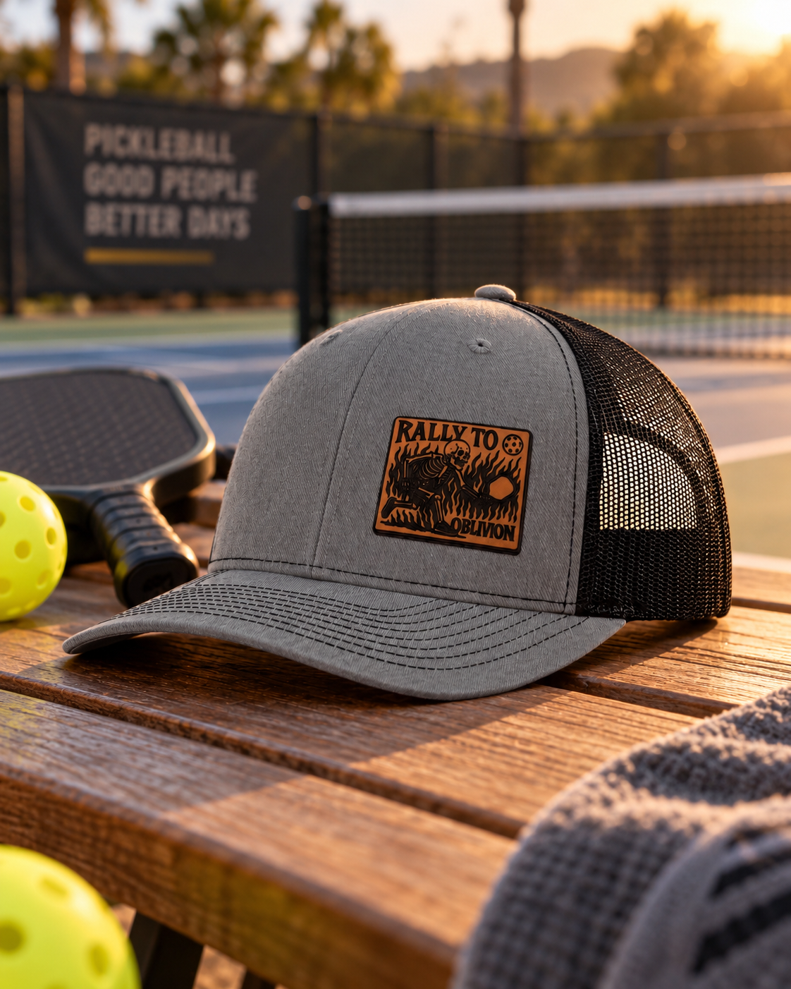 Rally to Oblivion Pickleball Hat | Richardson 112 Patch