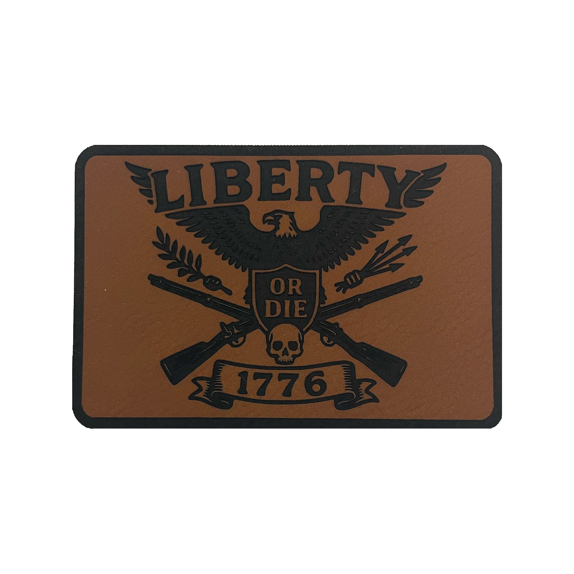 Liberty or Die Leatherette Patch Richardson 112 Trucker Hat | Bad Ash Creatives