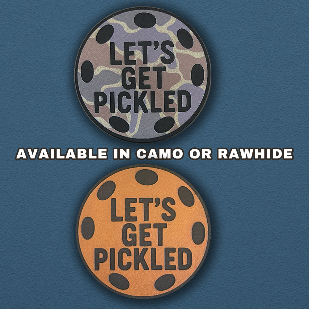 Let's Get Pickled | Camo Pickleball Patch