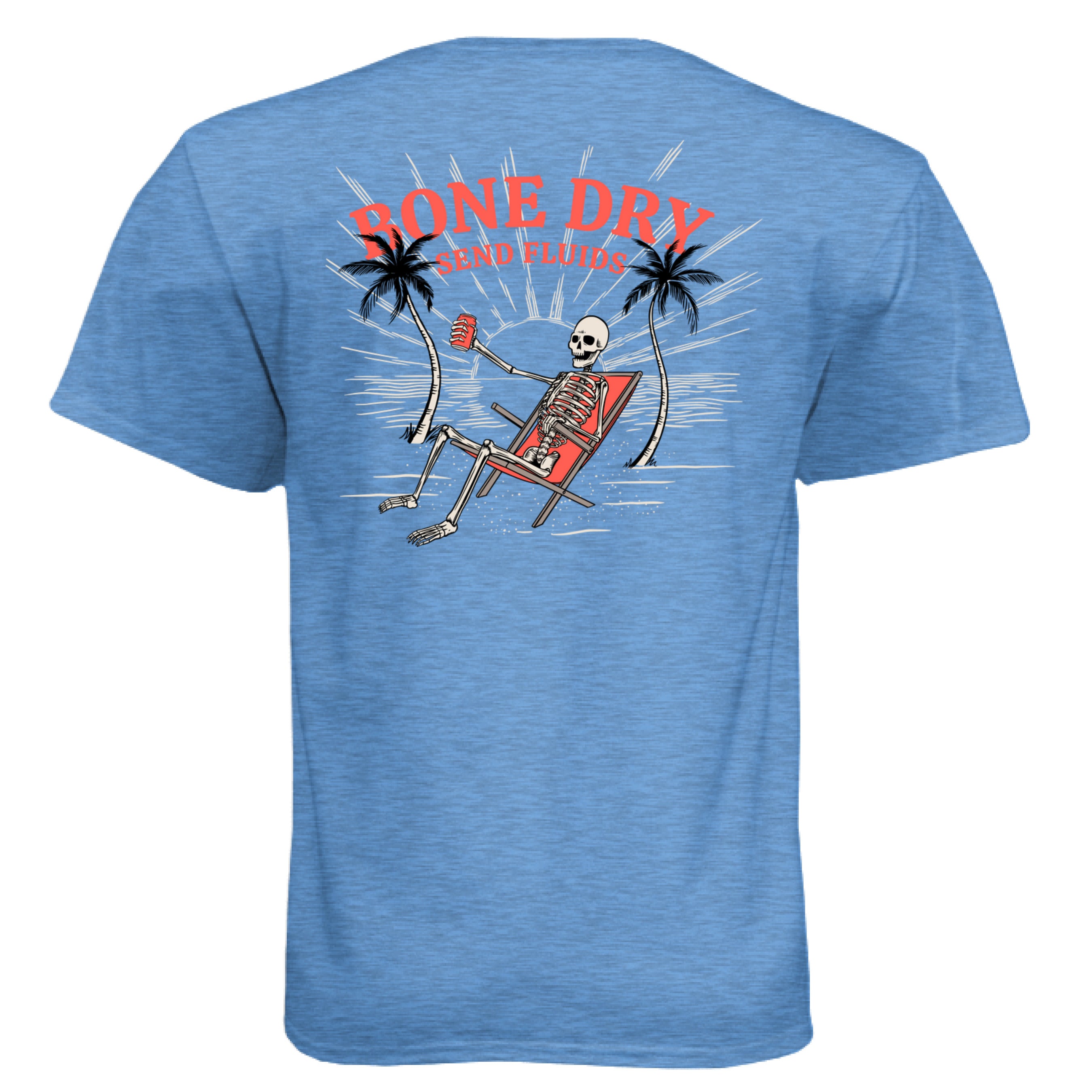 Heather Columbia Blue - BACK
