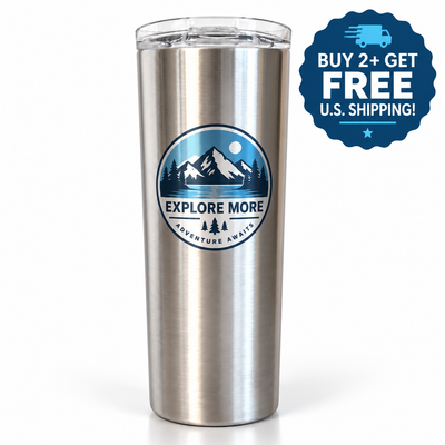 Custom Printed 20 oz Stainless Steel Tumbler