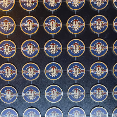Custom UV Printed Metal Challenge Coins – 1.5” Double-Sided – Set of 20