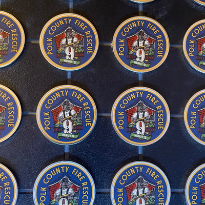 Custom UV Printed Metal Challenge Coins – 1.5” Double-Sided – Set of 20
