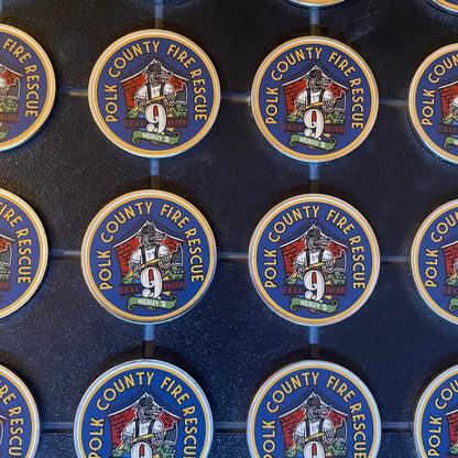 Custom UV Printed Metal Challenge Coins – 1.5” Double-Sided – Set of 20