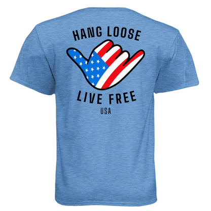 Heather Columbia Blue - BACK